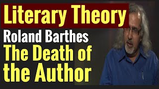 The Death of the Author Roland Barthes Death of the Author Explained  Literary Theory [upl. by Corie]