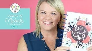 REVEAL WEEK  NEW 12 Month  2018 Happy Planners®  Michaels Store Part 1 [upl. by Frasco]