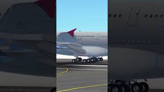 Infinite Flight  Qatar Airways A380 SMOOTH landing into Doha  shorts infiniteflight [upl. by Kaliope]