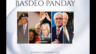 Funeral Ceremony of PM Basdeo Panday Jan 9th 2024 [upl. by Elleahcim77]