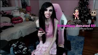 Eugenia Cooney gets a donation and flashes [upl. by Shushan]