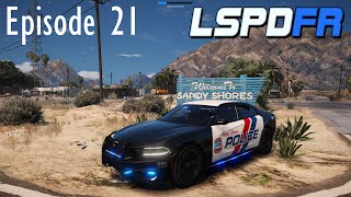 1440p Staffing Issues in Sandy Shores  LSPDFR Episode 21 [upl. by Nahseez308]