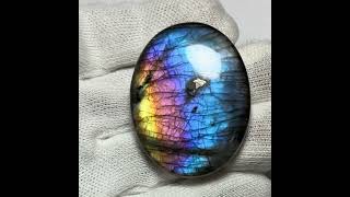 Beautiful rainbow flash labradorite cabochon subscribe youtubeshorts manufacturing wholesale [upl. by Valerio]