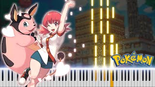 POKÉMON GoldSilverCrystal  Goldenrod City  Piano Tutorial [upl. by Nirej]