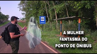 FANTASMA DO PONTO DE ÔNIBUS APARECE E ASSUSTA MORADORES  SPIRITBOX [upl. by Lavinie]