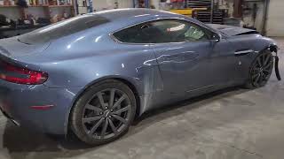 Peeled Like A Tin Can Totalled Aston Martin Vantage [upl. by Levitan]