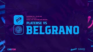 FemeninoBelgrano  Platense vs BELGRANO  Fecha 9 Torneo Apertura 2024 [upl. by Noxid]