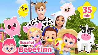 En La Granja de Pepito y Más Canciones de Animales🐤🐷🐮  Bebefinn Canciones Infantiles [upl. by Ellehcyar]