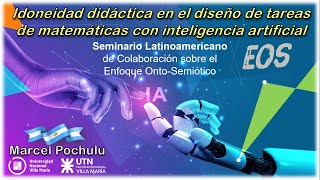 Idoneidad didáctica en el diseño de tareas de matemáticas con inteligencia artificial [upl. by Rosetta]