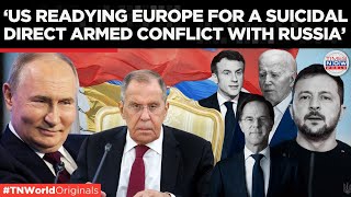 Lavrov Accuses West of Plotting ‘Suicidal’ European War with Russia if Kyiv Loses  Times Now World [upl. by Nnek]