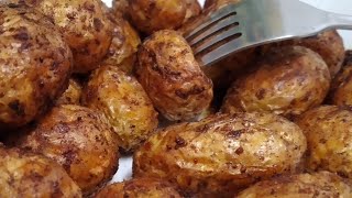 Air Fryer Roasted Mini Potatoes [upl. by Pippo917]