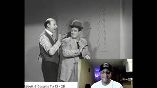 Abbott amp Costello  7 x 13  28 Reaction LOL What kind of Math Is this [upl. by Jacki]