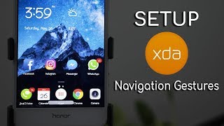 How To Setup Xda Navigation Gestures on Android Device  Techy Status [upl. by Neik]