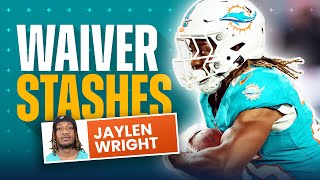 10 Players to Stash Ahead of Week 1  Waiver Wire Pickups 2024 Fantasy Football [upl. by Swigart]