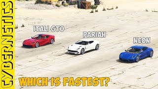 GTA 5  ITALI GTO vs PFISTER NEON vs PARIAH [upl. by Aerona404]