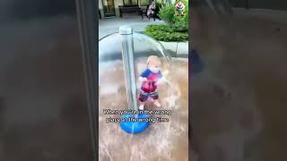 Funny baby water falls 😂 baby funny 2023 [upl. by Anyar]