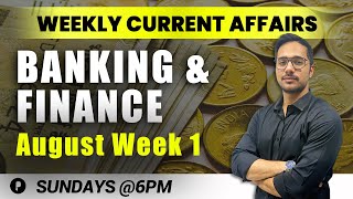 Weekly Banking Current Affairs  August 2024 Current Affairs  Week 1  Parcham Classes [upl. by Enalahs]