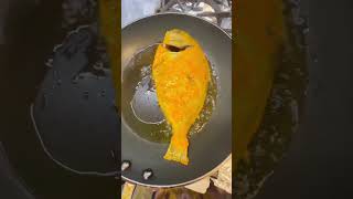 Frying crispy Porgie fish ￼￼ [upl. by Drawdesemaj]