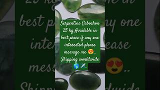 Natural Serpentine Mix Shape Gemstone Cabochon [upl. by Orelie348]