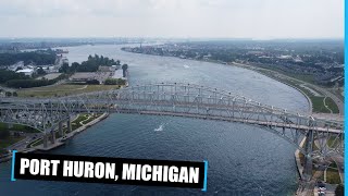 Michigans Largest City Off Of Lake Huron Port Huron Michigan [upl. by Llewkcor]