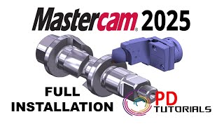 Mastercam2025 Full installation Machines and Post processors [upl. by Ditter829]