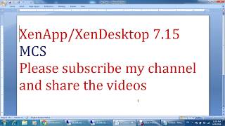 25XenDesktop 715 Update MCS VMs [upl. by Elenahc]