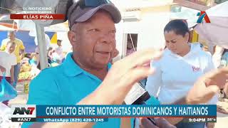 Motoristas dominicanos y haitianos en conflicto por supuesta competencia desleal en Comendador [upl. by Amikan983]