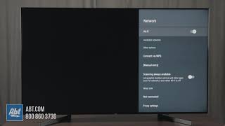 How To Set Up Internet On Your Sony TV  WiFi [upl. by Aliac373]