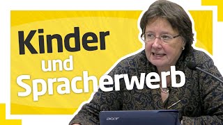 Was brauchen Kinder zum Spracherwerb [upl. by Lohse]