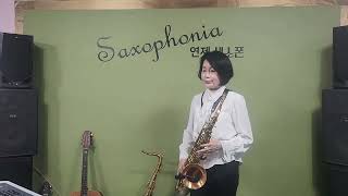 화류춘몽  송가인 이화자  Tenor Saxophone 🎷 서 안순 [upl. by Egedan]