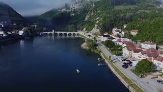 📷 Amazing Drone Footage Discover Andrićgrad and the Historic Old Bridge in Visegrad Bosnia [upl. by Atem]