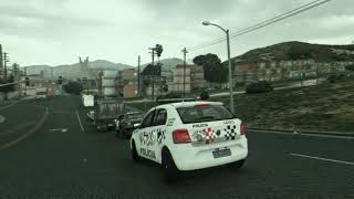 GTA V  Patrulhamento de rotina com o gol  PMESP [upl. by Enyawed]