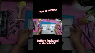 how to replace the battery surface book 2 surface batteryrepair battery microsoft [upl. by Connett]