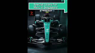 Mercedes REVEAL SPECIAL LIVERY For Singapore 🇸🇬 F1 f1 formula1 [upl. by Ziom784]