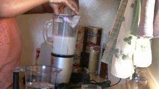 HEMP MILK IN MAGIC BULLET BLENDER11 [upl. by Higinbotham]