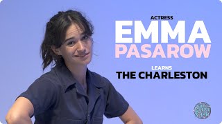 Moviestar Emma Pasarow Learns The Charleston Dance While Knitting  That Dance Show [upl. by Alur255]