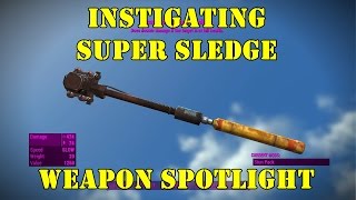 Fallout 4 Weapon Spotlights Instigating Super Sledge [upl. by Burt]