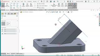 Part3 Auxiliary Plane with SolidWorks [upl. by Sven]