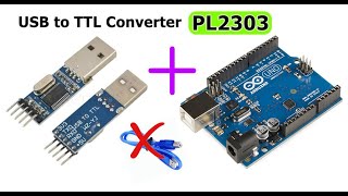 PL2303 USB To RS232 TTL Converter Adapter Module With Arduino Uno  How USB to TTL Works [upl. by Werdma]