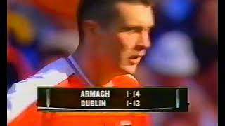 LAST 10 MINUTES OF ARMAGH V DUBLIN  2002 ALL IRELAND FOOTBALL SEMIFINAL [upl. by Narmis840]