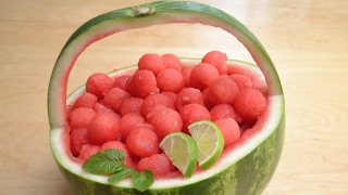 How to Make a Watermelon Basket [upl. by Nageam]