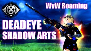 GW2  WvW Roaming Rifle Deadeye Shadow Arts  Guild Wars 2 Build  Thief Gameplay End of Dragons [upl. by Lyndes]