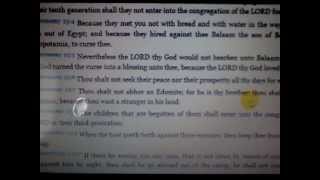 EXPOSING GMS DEUTERONOMY 237 in the HEBREW MASORETIC TEXT and DEUTERONOMY 2615 Part 8 of 10 [upl. by Gardner]