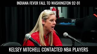 Kelsey Mitchell Reached Out To NBA Players kelseymitchell [upl. by Ronile238]