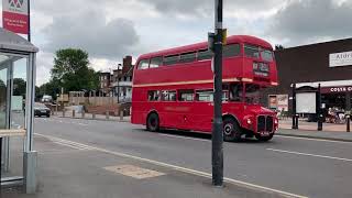 London Transport AEC Routemaster WLT506 RM506 Passing through Aldridge [upl. by Adle]