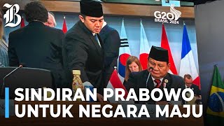 Prabowo Ungkap Alasan Kenapa Indonesia Harus Pindah Ibu Kota di Forum G20 [upl. by Diandra]