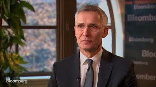 Trump Shows ‘Strong’ Support for NATO Stoltenberg [upl. by Yelrebmyk]