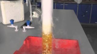 Acidification of Thymol Blue with Dry Ice [upl. by Anilac]