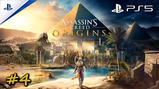 Assassins Creed Origins Gameplay Full Game Part 4 PlayStation 5 [upl. by Heidt]