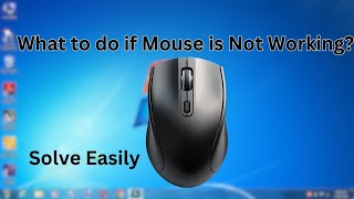 What to Do if Mouse is Not Working  Windows 7 Solve Problems [upl. by Irrehc]